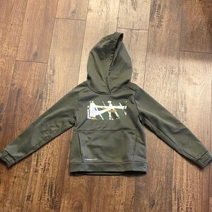 Nike Kids Green Hoodie with Graphic Logo NWOT